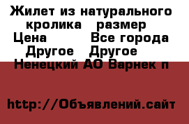 Жилет из натурального кролика,44размер › Цена ­ 500 - Все города Другое » Другое   . Ненецкий АО,Варнек п.